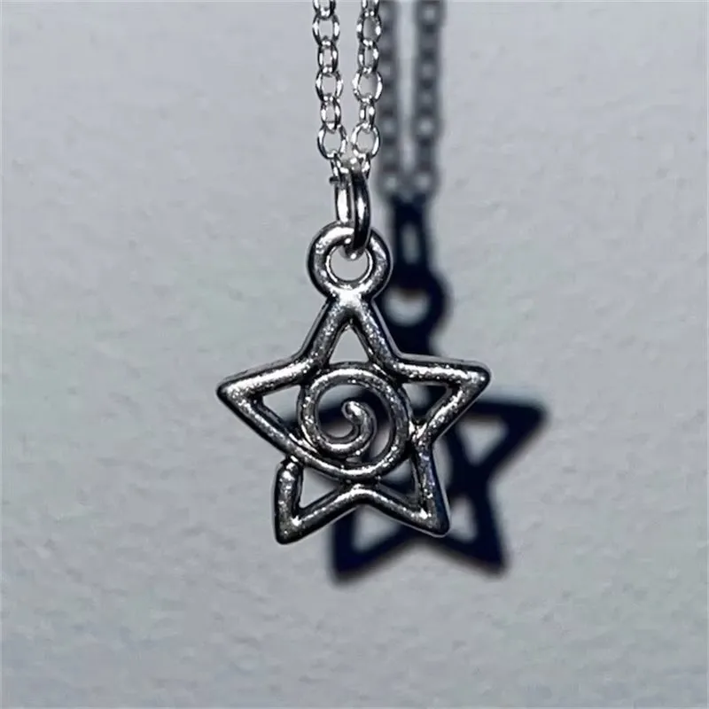 جديد فضي اللون ستار القلائد سلسلة زوج من أفضل أصدقاء السماوية هدية لصديق القلائد الطويلة المعلقات الرجال النساء