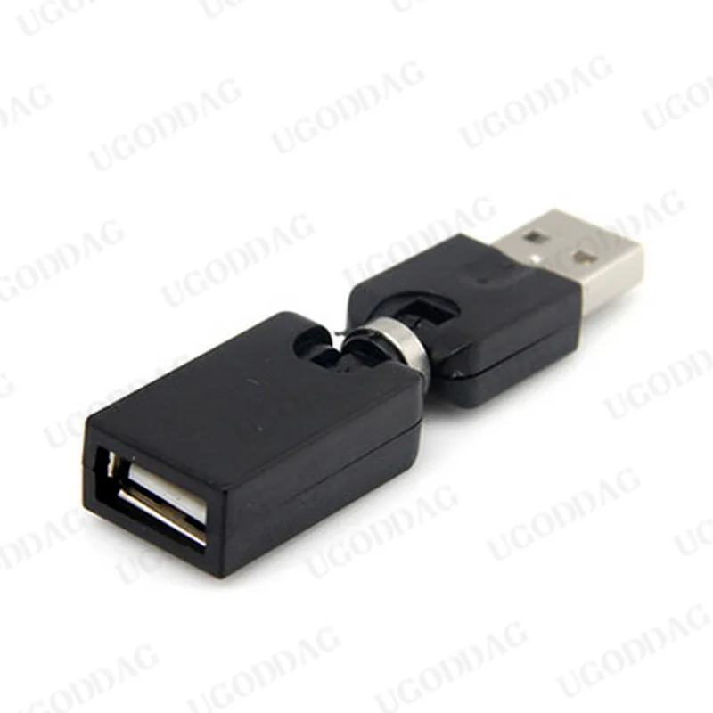 Flexible Swivel Twist Angle 360 Degree Rotating USB 2.0 Adapter Converter GK99