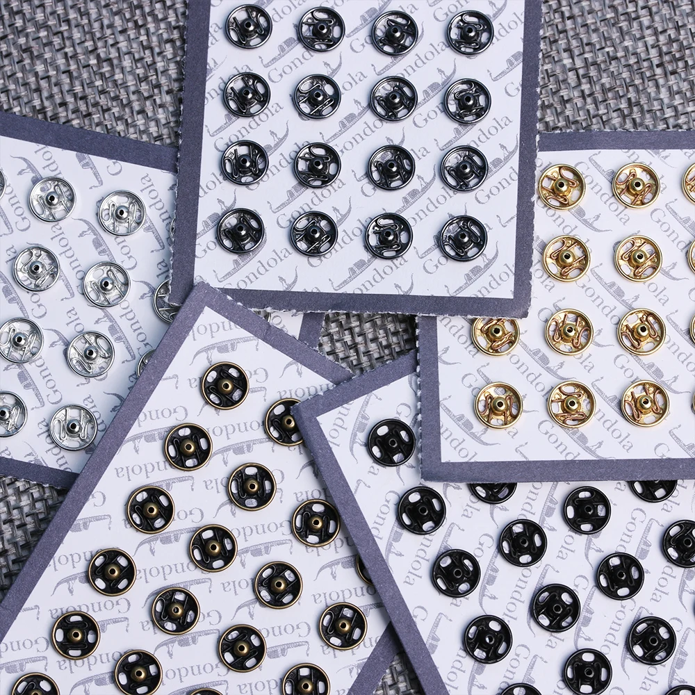 10/24 Pcs Mini Buttons For DIY Doll Clothes Tiny Metal Buckle Invisible Snap For 1/6 Doll Clothing Sewing Accessories 5mm