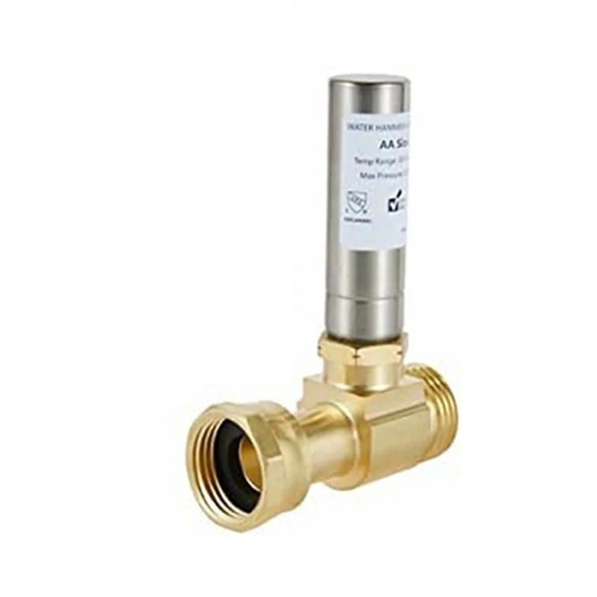 

Washing machine water hammerS-241 Stainless Steel Water Hammer Eliminator for Washing Machines, 3/4 Inch Rotary Joint