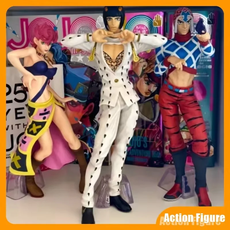 

Коллекционные фигурки Bandai JoJo's Bizarre Adventure Ichiban Kuji Golden Wind: Бучаррати, Гирга, Джованна, Фуго, Коко, Джамбо (Аниме)