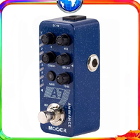 MOOER A7 Ambiance Reverb Pedal - 7 pro Reverb Effects Infinite Sustain And Buffer Bypass for Studio And Live Performances