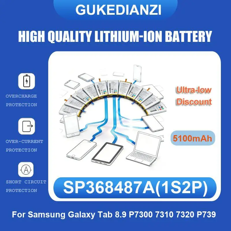 

LiU307689PHVUTL Tablet Battery For Blackview Tab 13 7280mAh High Quality