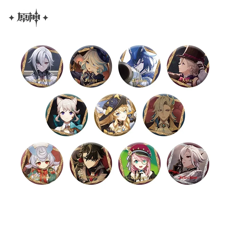 

Presale Sunsyea Genshin Impact Official Merch miHoYo Original ZZMDHY Series Badge Random One Furina Neuvillette Arlecchino Navia