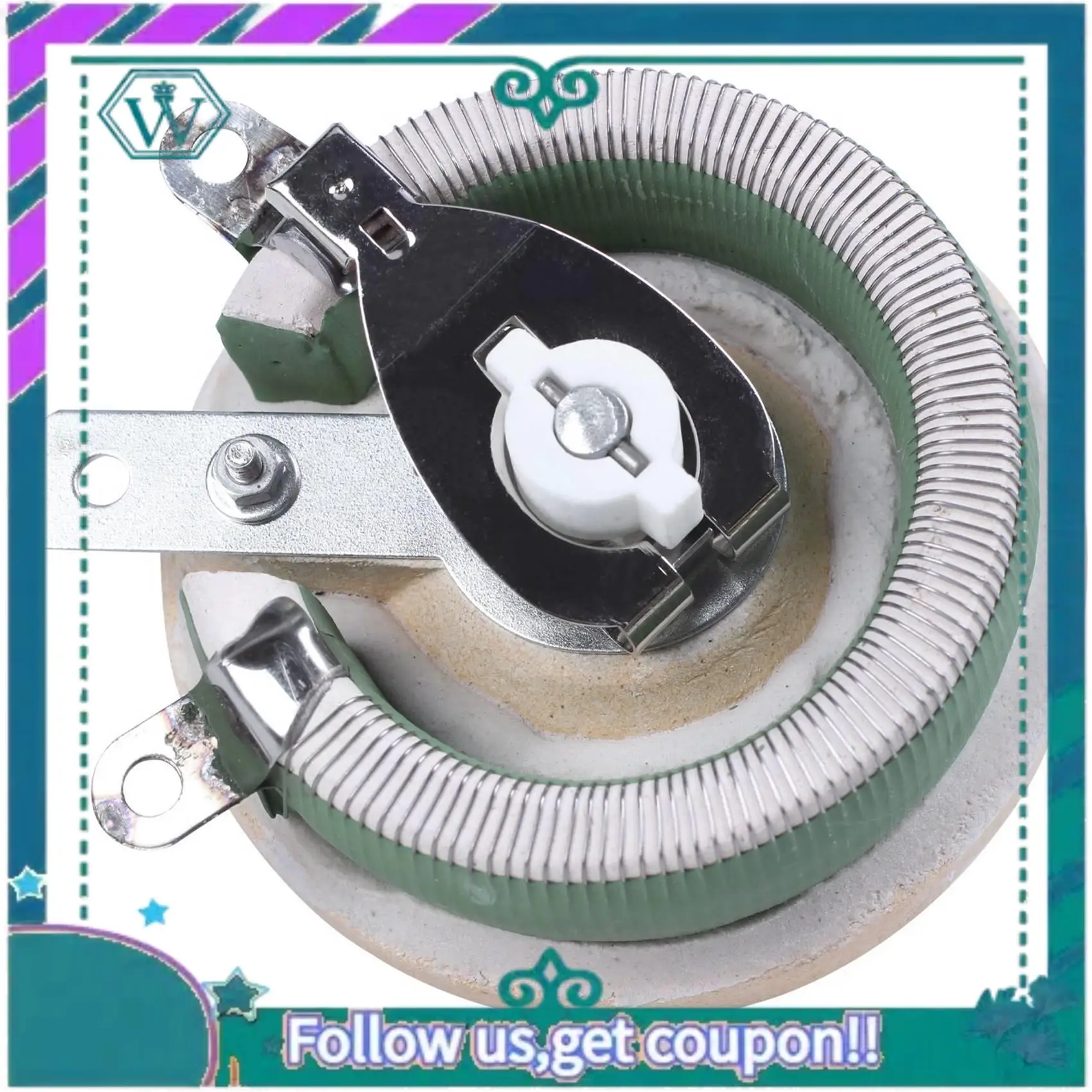 Resistencia variable del reóstato de disco A75Q-3X 100 vatios 100 ohmios