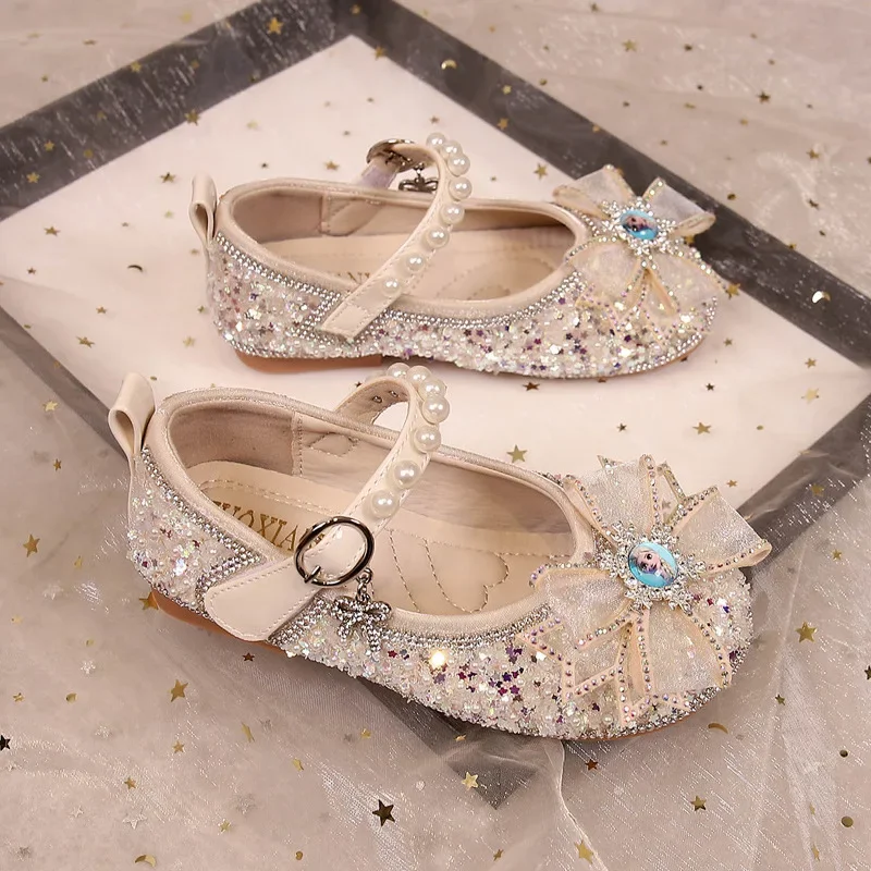 

Fashion Princess Shoes Kids Party Shoes Baby Dance Shoes Student Pearl Shoes Girls Casual Shoes KIDS Single Shoes