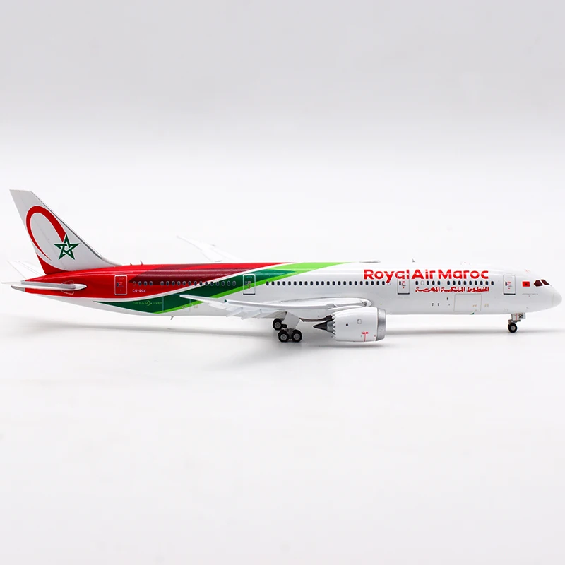 XX4172A Alloy Collectible Plane Gift JC Wings 1:400 Royal Air Maroc Boeing B787-9 Diecast Aircraft Jet Model CN-RGX Flaps Down