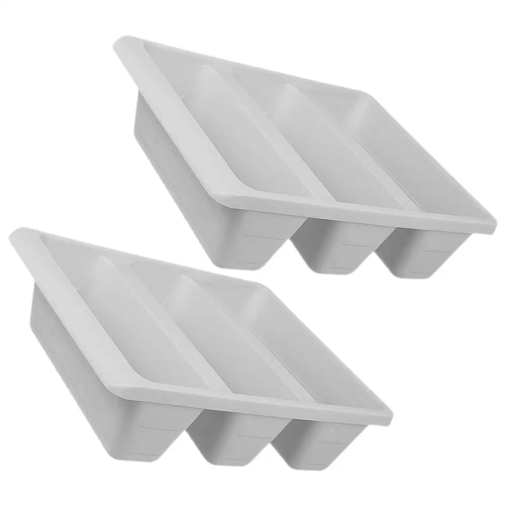 

2 Pcs Vertical Rack Plastic Storage Organizer Household Shelf Multi-grid Shoes Tray Space-efficient Shoe Holders Shoe Storage