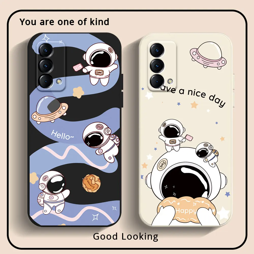 Fashion Cartoon Case For Realme GT Master Edition Realme V50S V13 9 5G Q3i Q3 Pro Carnival Shockproof Soft TPU Silicone Cover