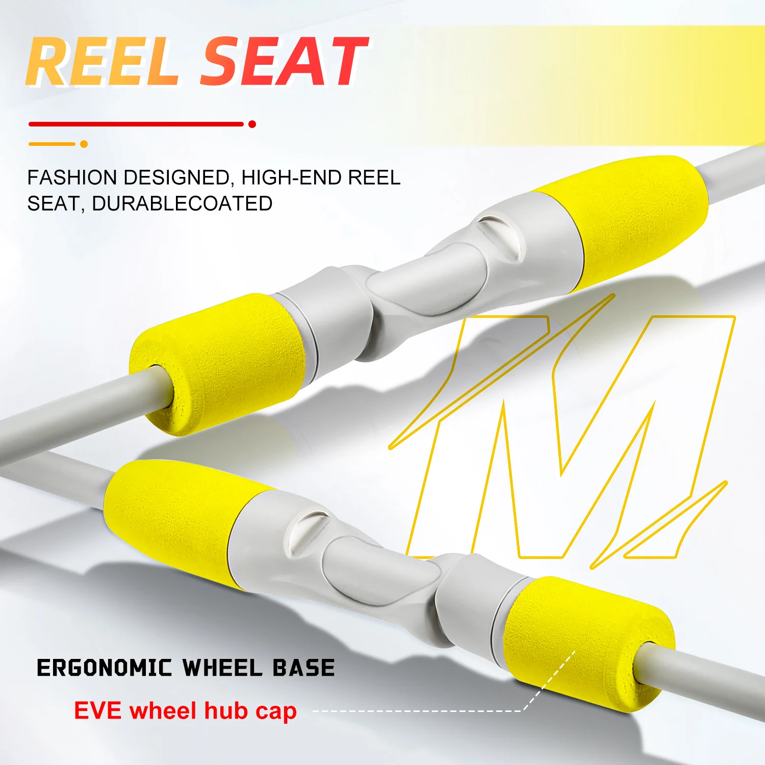 Sougayilang 2 Abschnitt Spinning Angelrute und Angelrolle Combo 1,8/2,1 m Carbon Faser Angelrute 5,2:1 Angelrolle Bass Fisch – Detail 5