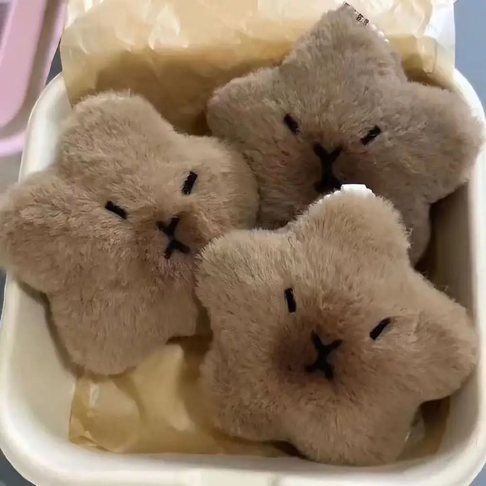 Engraçado macio squeeze capivara chaveiro de pelúcia brinquedos dos desenhos animados chirping kapibara pingente frango chaveiro gato siamês casal