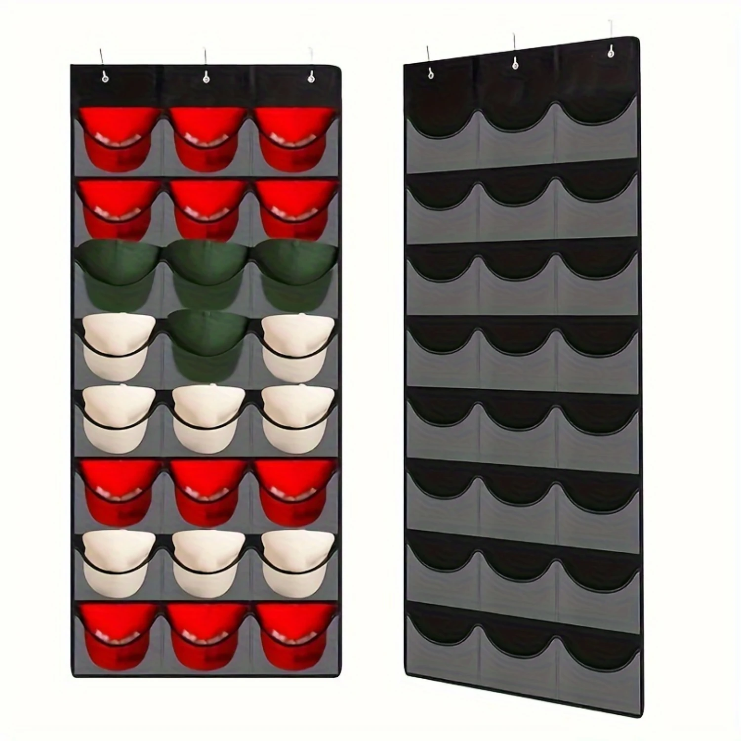 Organize Your Baseball Caps With a Space-Saving Hat Organizer - 24 Pockets, Wall & Door Mounted Rack Sewing machine for clothes