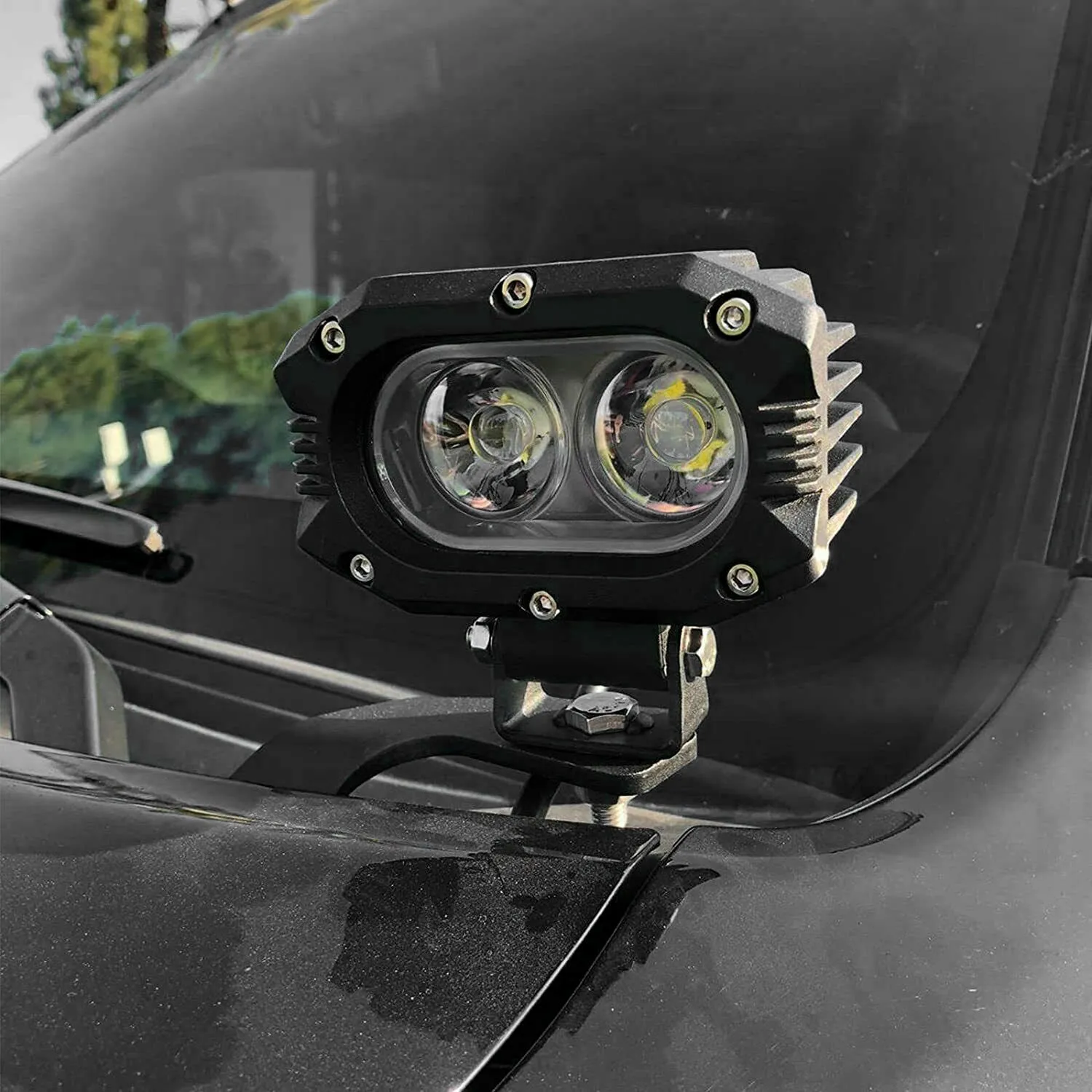 

Компактный для Toyota 4 Runner 2010-2021, стойки A, противотуманные фары, капот, канав, металлический монтажный кронштейн, крепежный кронштейн