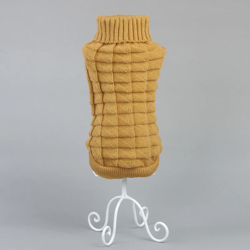 Large Small Cute Pet Dog Knitwear Outdoor Warm Puppy Coats Sweater Clothes Jumper
