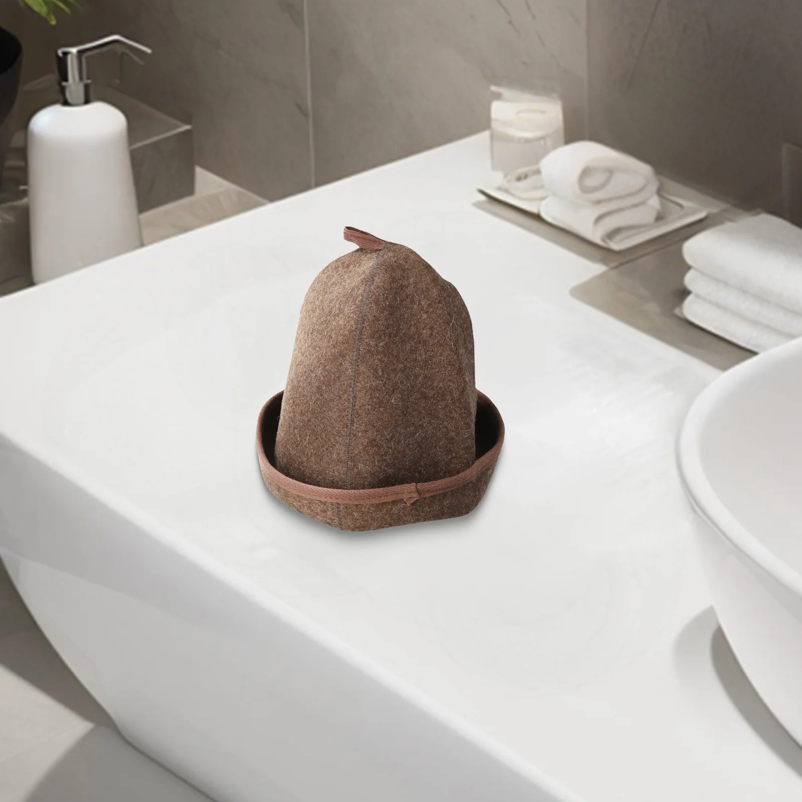 Breathable Sauna Cap Heat Resistant Shower Cap 3mm Thick Material Long-term Use Prevents Dryness Retains Moisture