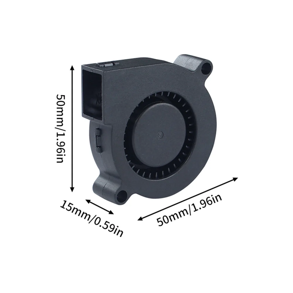 1 PCS 3D เครื่องพิมพ์พัดลมระบายความร้อน, สําหรับ Creality K2 Plus 5015 Dual Ball Bearing Brushless 24V เมนบอร์ดพัดลมระบายความร้อนสําหรับ K2 PLUS พัดลม