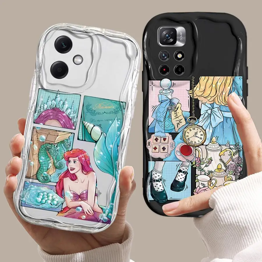 Disney Princess Gril Soft Phone Cover Case for Xiaomi Redmi Note 13 11S 12S 12 14 Pro Plus 10 Lite 11 10S