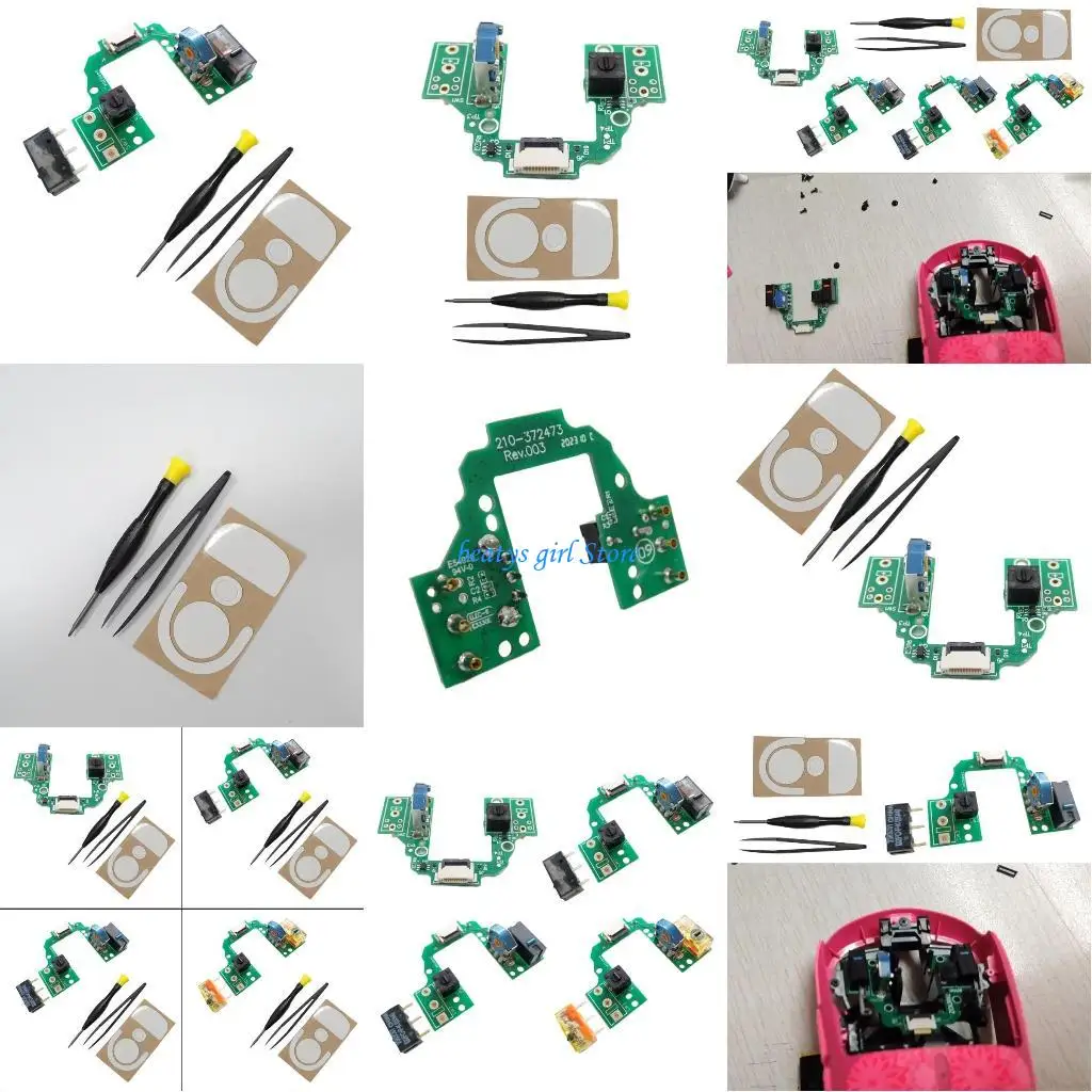 

C7AB Hot Swap Microswitch Button Board for GProX Superlight 2 Mouse Upper Motherboards