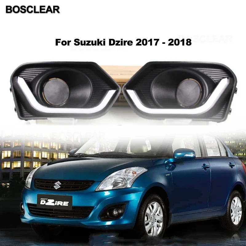 Feux de jour à LED DRL avec clignotant, pour Suzuki Swift 2014-2019 Vitara 2015 2016 balJosé 2018-19 DZIRE