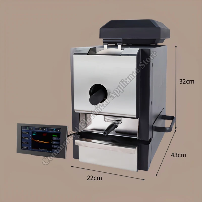 Coffee Bean Roaster Home Automatic Coffee Utensils Stainless Steel Electric Commercial Coffee Rosting Machine