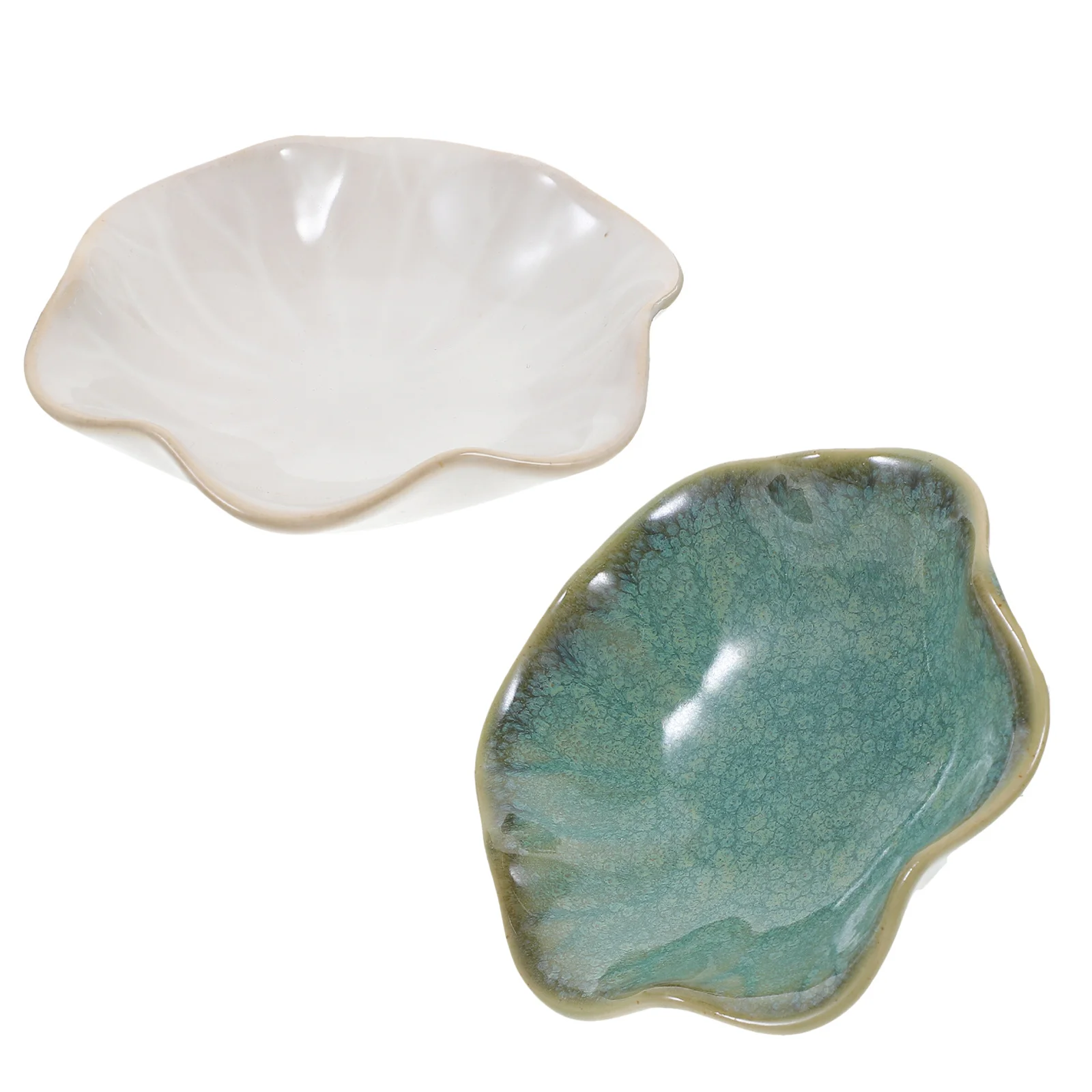 

2Pcs Ceramic Dipping Dishes Small Bowls for Dips Sauces Snack Serving Bowls for Bbq Sushi Salad Vinegar Condiment Ceramics