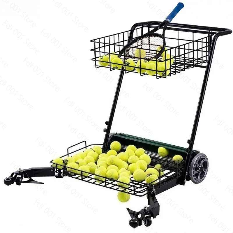 Cart Aluminium Sports Training Aid Multifunction Metal Tennis Ball
