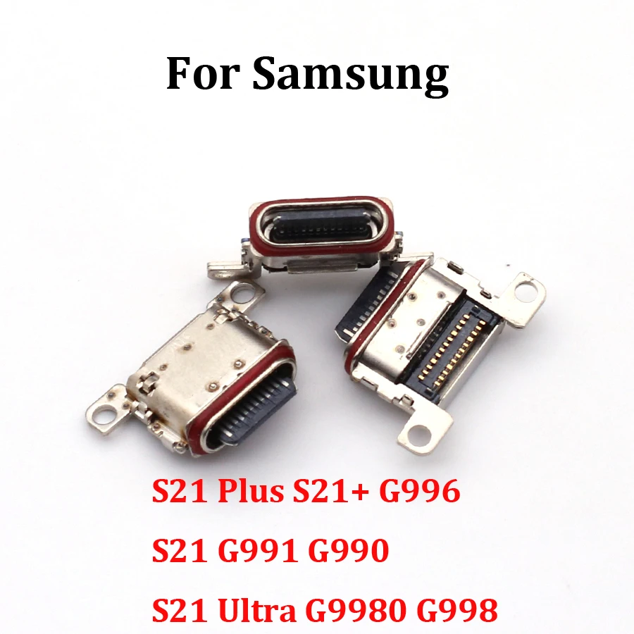 10Pcs USB Charger Jack Connector Socket Data Charging Port Plug For Samsung Galaxy S21 Ultra S21+ G996 U B G9980 G991 G998 G9910