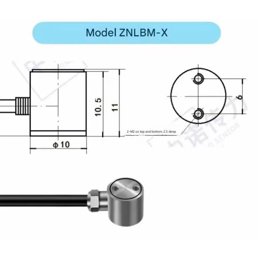 

High-Precision Miniature Weighing Sensor | Small Size Force Measurement Load Cell