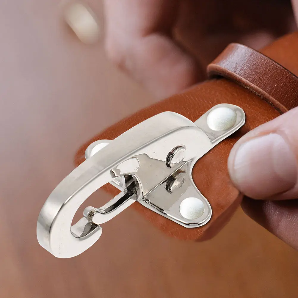 

3Sets Waist Belt Buckle Aircraft Clip Metal Closure for Coats Down Jackets Sewing Repair Replacement Secure Fastening Dress