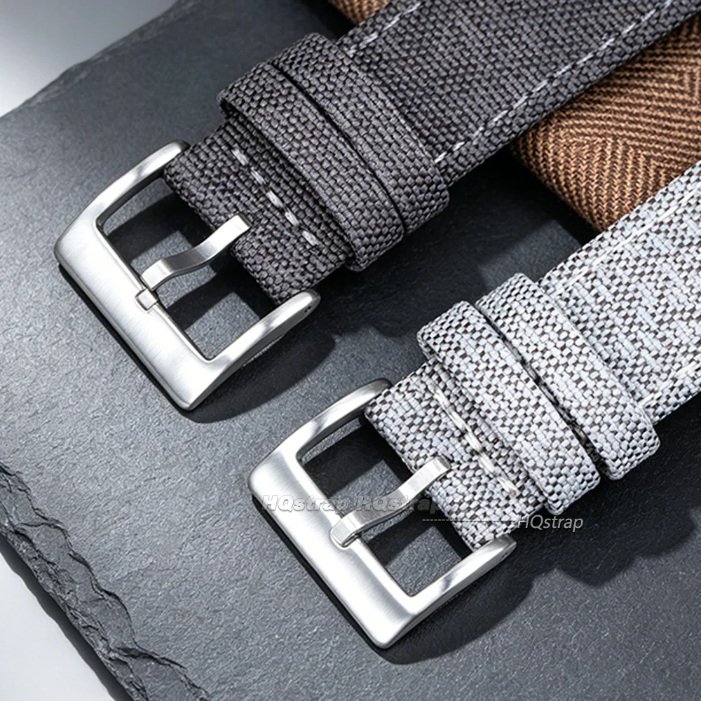 Nylon Leather Watch Strap 20mm 22mm for Rolex for Omega Universal Bracelet Quick Release Soft Sport Fabric Replacement Wristband view 6