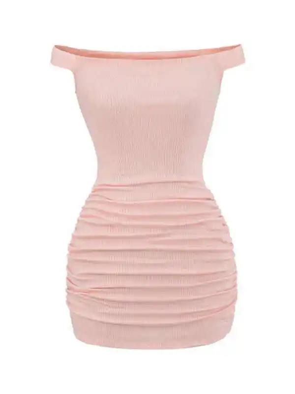 Pure Desire Sle Dstring Cintura Plissado Slim Fit Sexy Or Saia Dr Elástico Bodycon Na Moda Europeia Sle Primavera Summe...