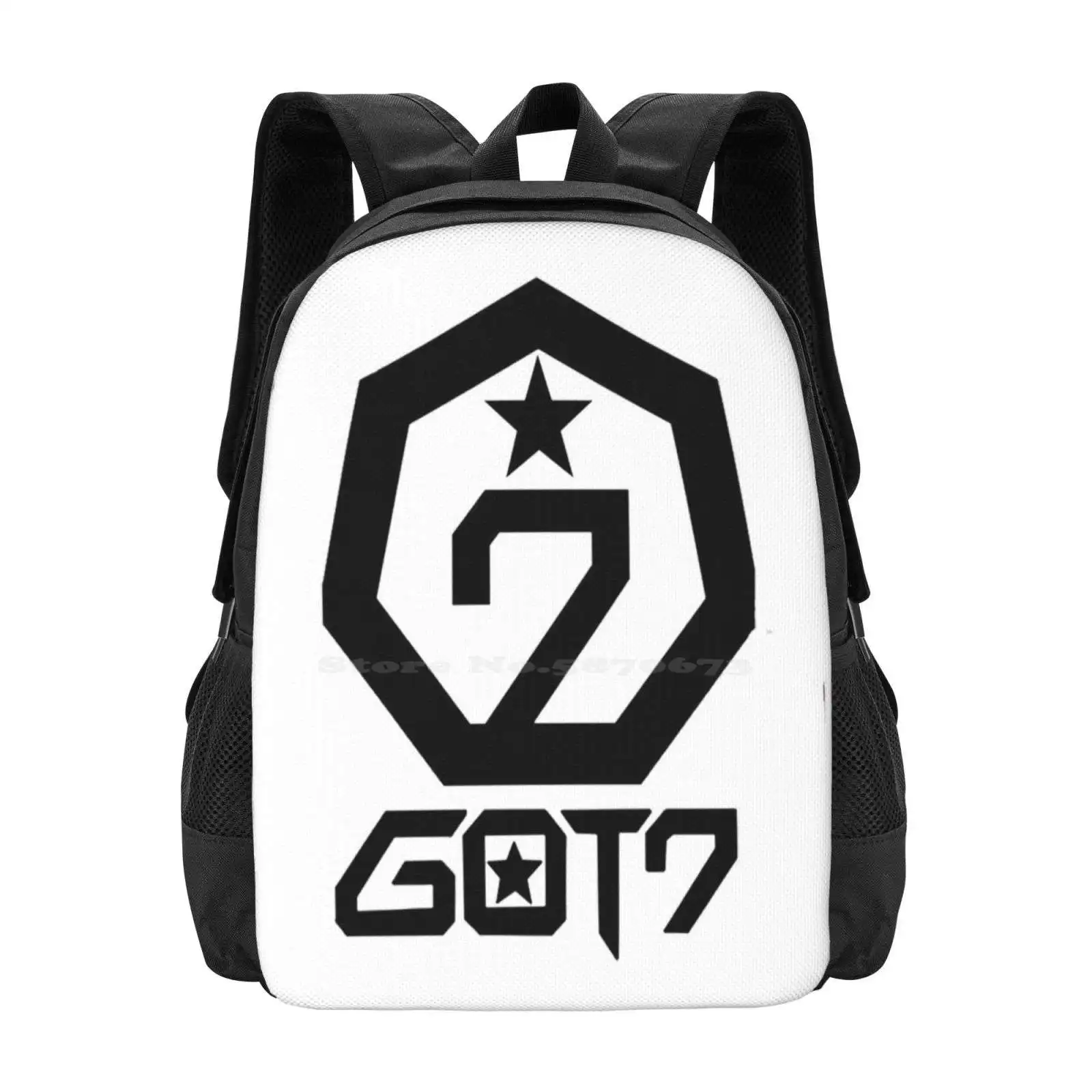 Got7 Fashion Pattern Design Travel Laptop School Backpack Bag Got7 Mark Jb Jackson Wang Jinyoung Youngjae Bambam Yugyeom Kpop