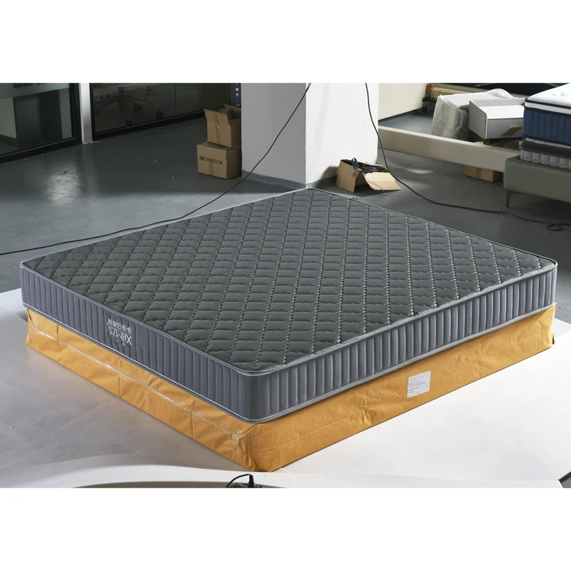 Manufacturer wholesale modern style full mesh spring coconut brown 3D knitted fabric economical hotel mattress