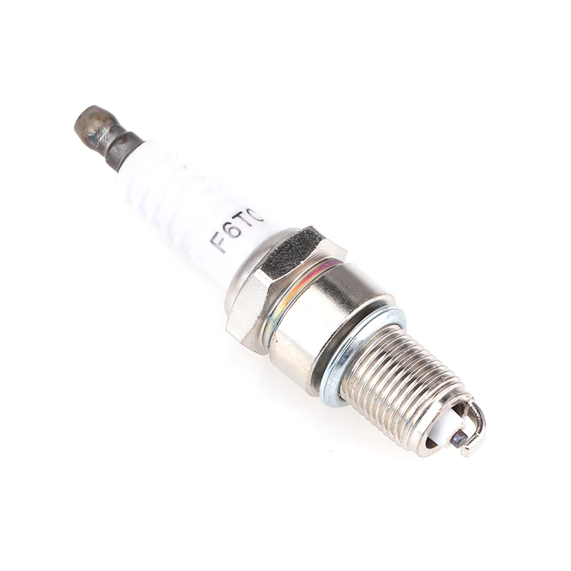 Motorcycle F6TC Spark Plug Fit For Various Strimmer Chainsaw Lawnmower Engine Generator Dirt Pit Bike Motocross Moto Accessories