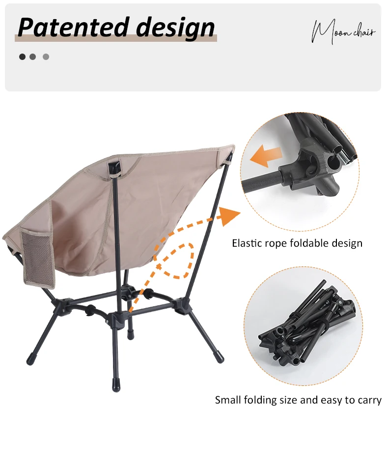 Hot Sale Camping Folding Ultralight  Chair Foldable Camp Outdoor Chair For Hiking