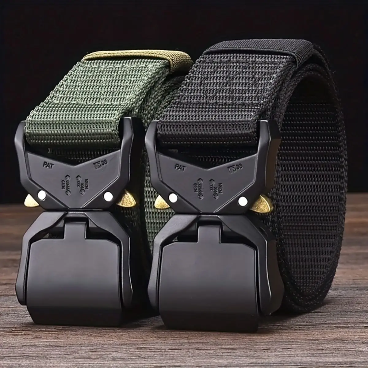 1pc Men's Belt Outdoor Tactical Belt Multi-Function Buckle Nylon Belt High Quality Alloy Buckle Belt Sports Canvas Neutral Belts