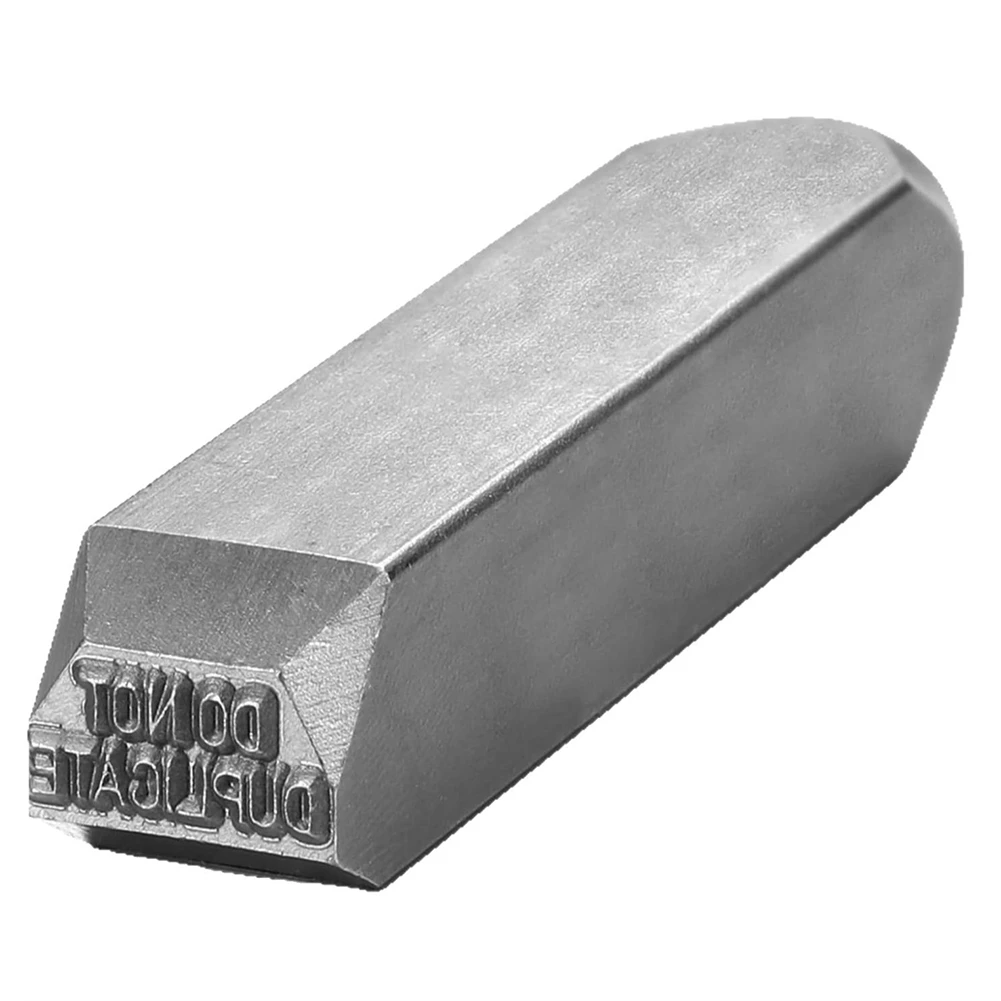 【Limited Offer】Metal Stamps for Key Do Not Duplicate Stamp Key Punch 1/16inch Steel Punch Tool Leather Craft