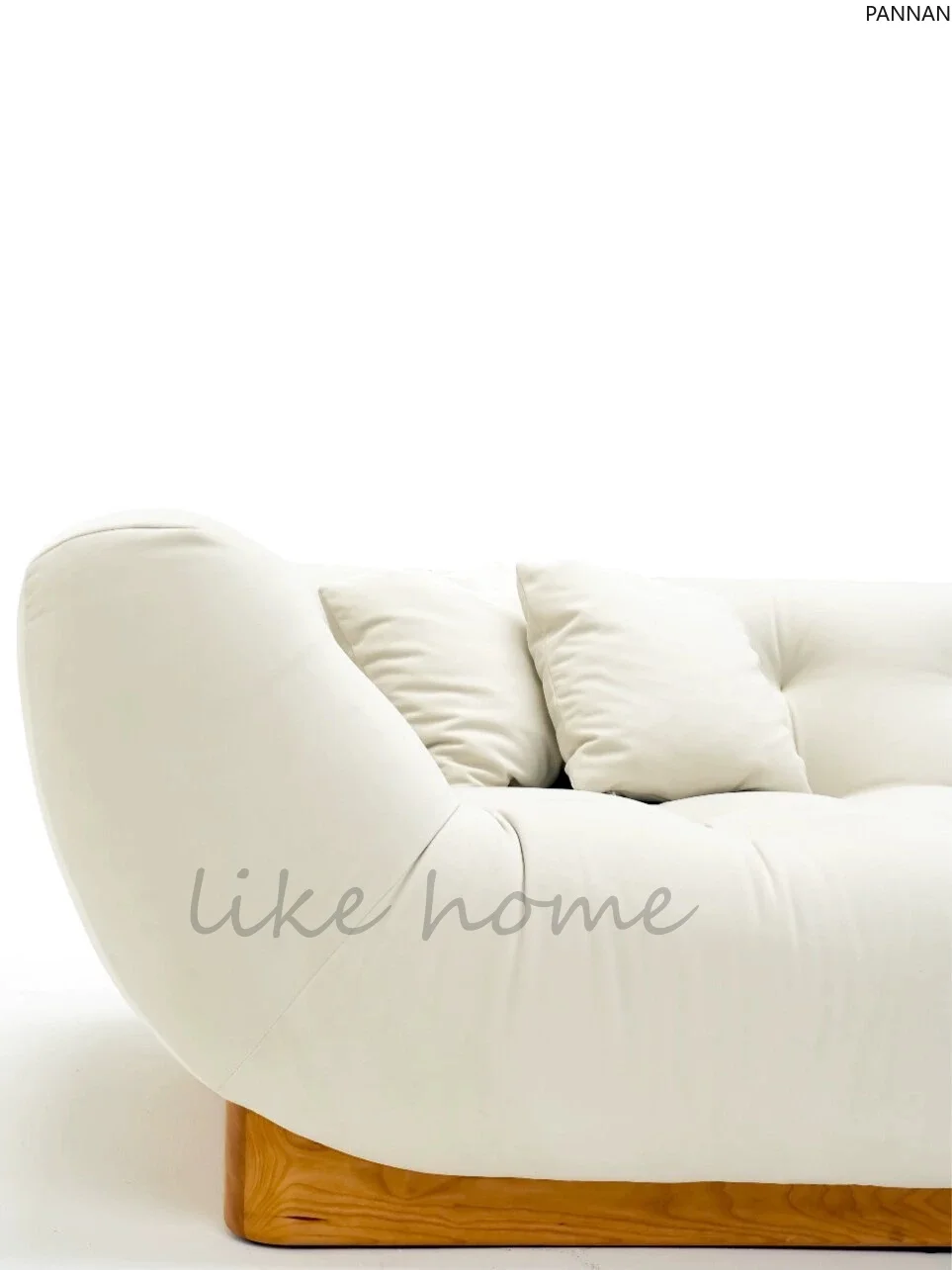 

Medieval creative designer cat scratching fabric sofa cream mangosteen log style modern simplicity
