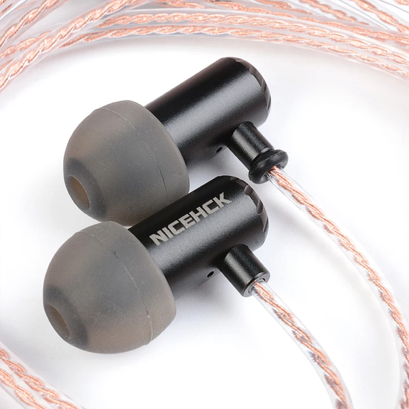 NICEHCK X39 IEM carcasa de aleación de aluminio micrófono HIFI auricular 6mm chapado en titanio auriculares dinámicos bajo Vocal DJ auriculares internos