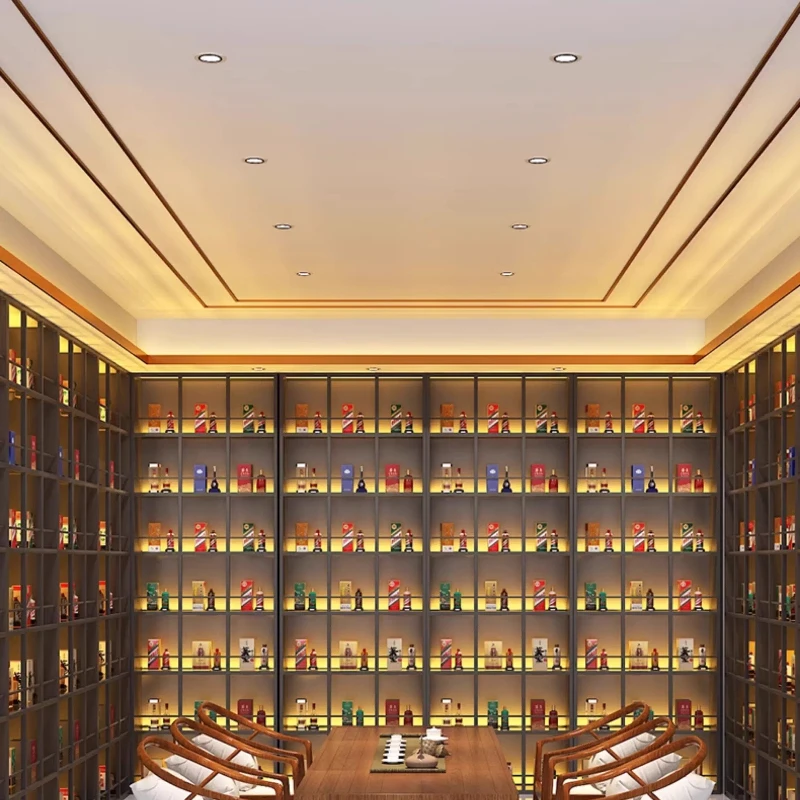 Meuble Bar de Rangement et d'Organisation pour Restaurant, Buffet sur Pied, Meuble Bar Haut Moderne, Meuble à Vin, Mobilier de Bar pour Boissons
