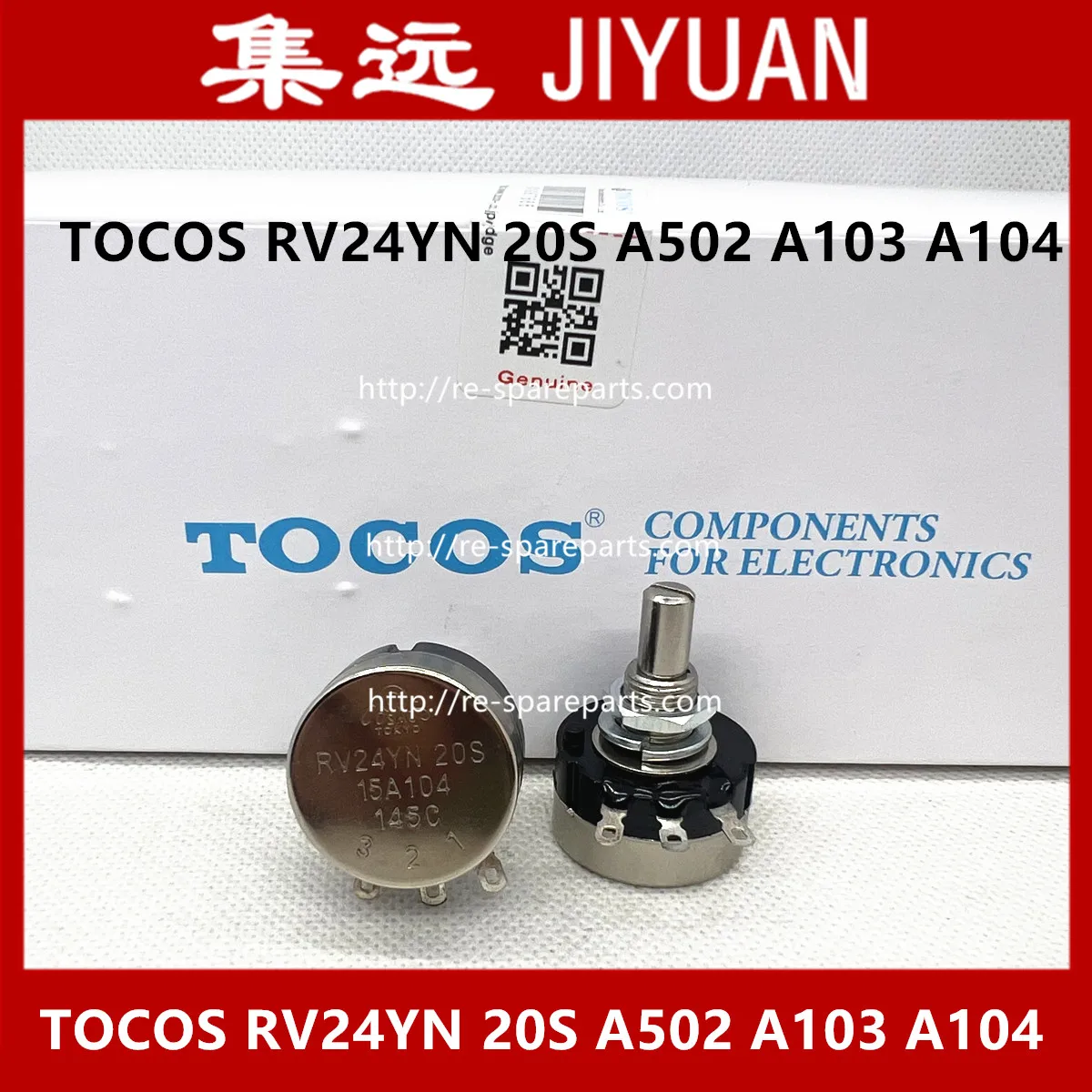 [BELLA] TOCOS RV24YN 20S A104 A100K A103 A502 A10K A5K TOCOS potentiometer 20MM -10PCS/LOT