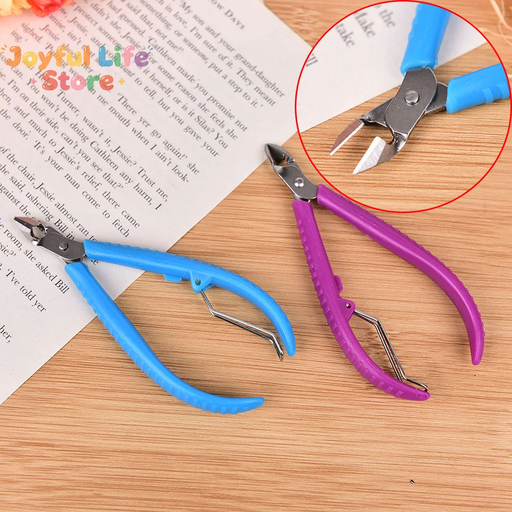 1PC DIY Diagonal Pliers Wire Side Flush Cutter Cutting Electric Shears Pliers