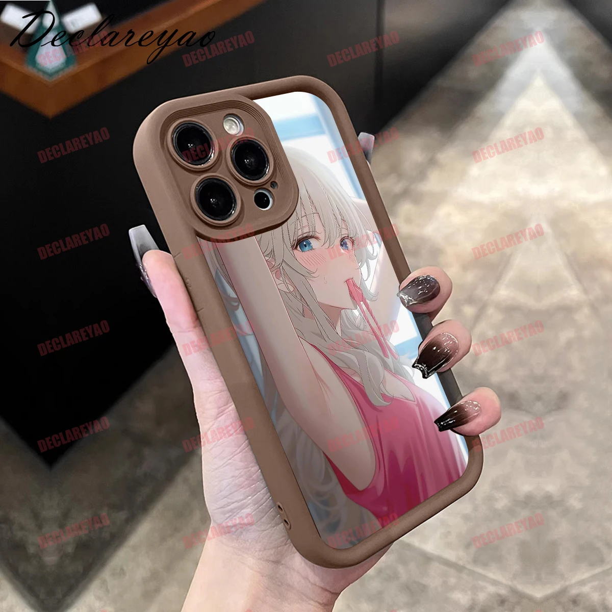 DECLAREYAO حافظة رفيعة وخفيفة الوزن غير لامعة من مادة البولي يوريثان الحراري لهاتف Redmi K Prime 14C A5 A2 K40 12R 11 Plus 13C 11T Note Pro 1 حافظة مضادة للصدمات #2