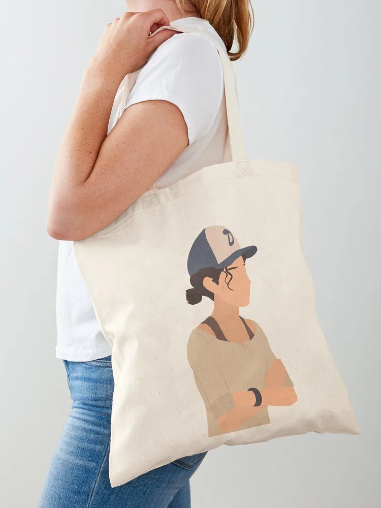 The Walking Dead A New Frontier Clementine Tote Bag tote bag shopping bags foldable Big bag Women's Canvas Tote