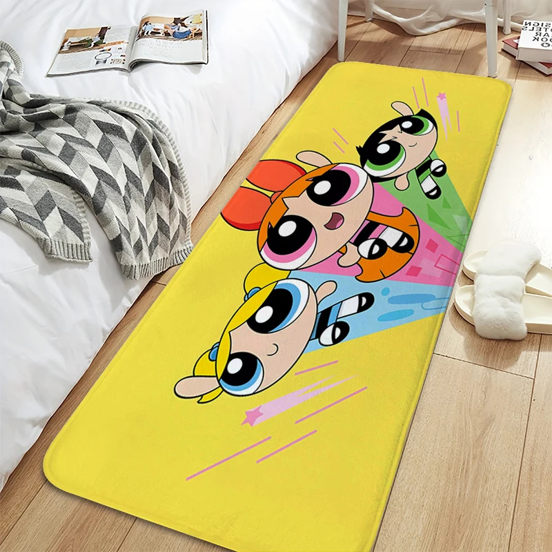 Custom Mat A-The Powerpuff Girlss Kitchen Treadmill Rugs Sleeping Room Rugs Useful Things Home Entrance Mats Hallway Bath Rug