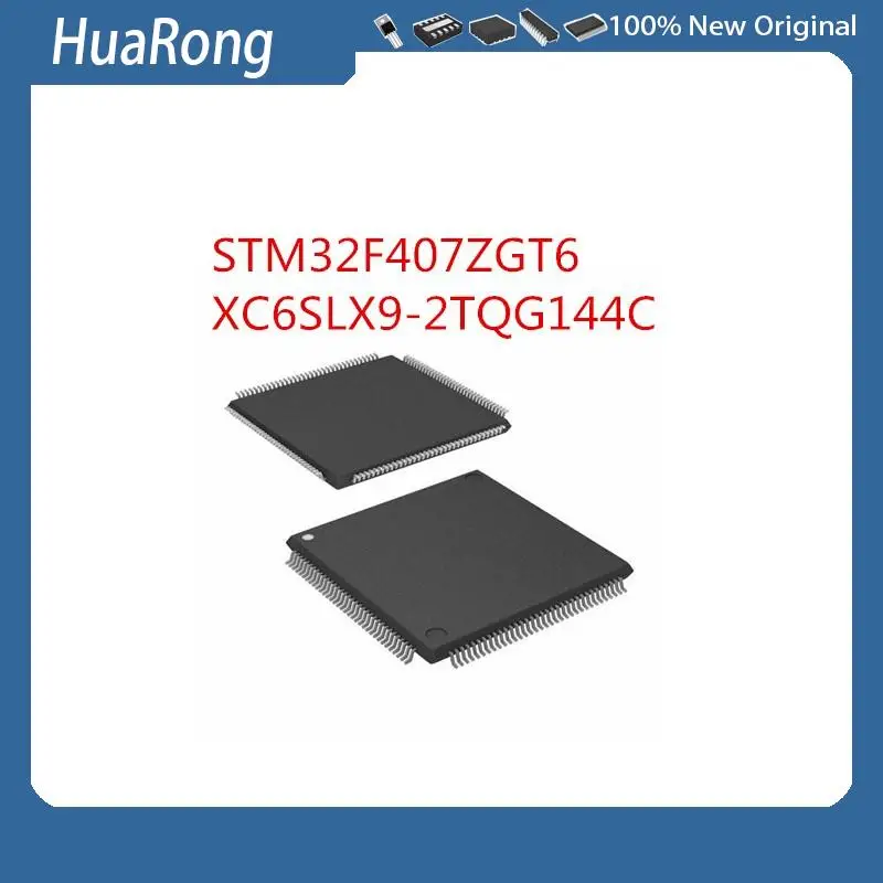 2PCS/LOT    LPC1833JBD144   LPC1833JBD144E  STM32F407ZGT6    XC6SLX9-2TQG144C    XC6SLX9   TQFP144