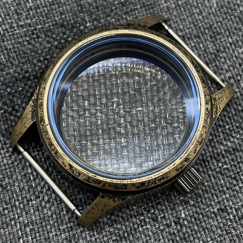 36mm/39mm Brushed Stainless Steel Pilot's Watch Case AR Blue Dome-Coated Glass Paired with NH34A NH35 NH36 NH70 PT5000 Movement