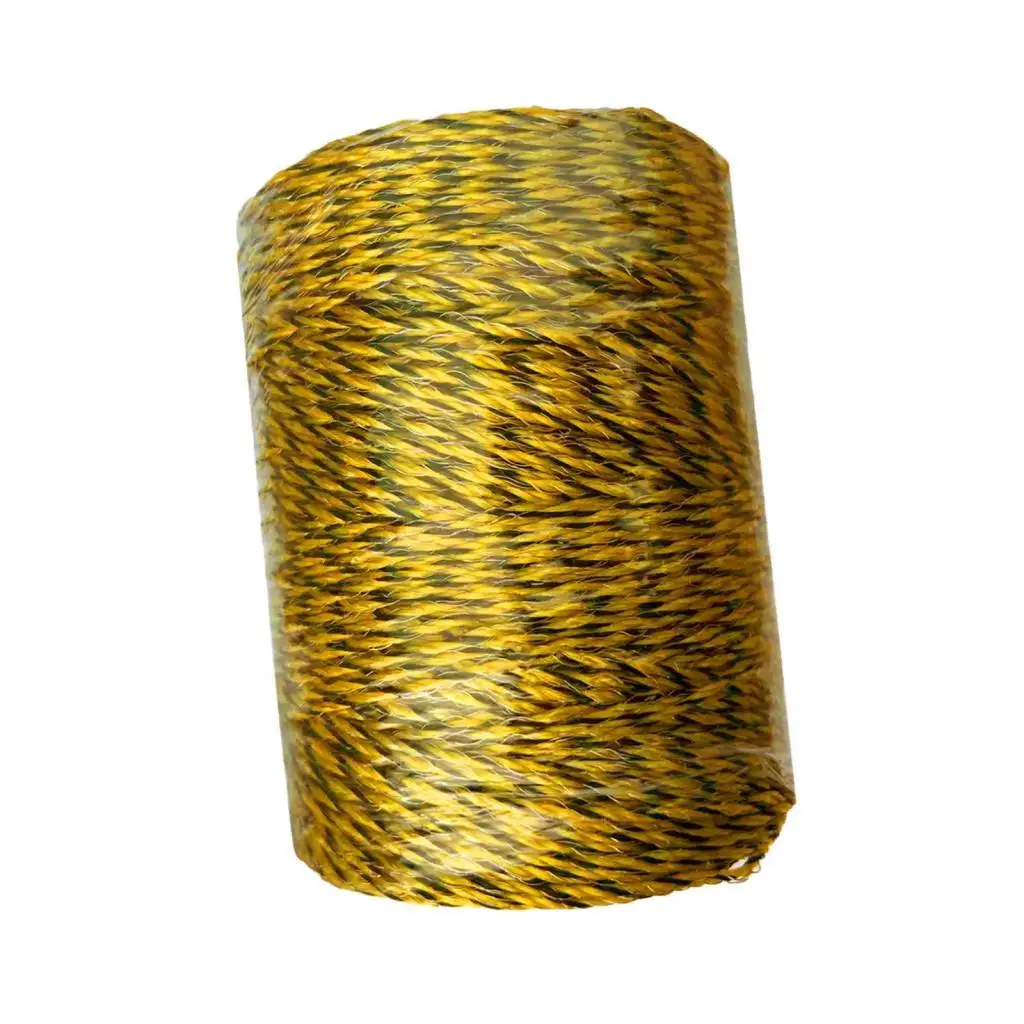 Electric Fence Polywire Multiuse Wear Resistant Convenient Sturdy Polyrope Power Wire for Animal Fence Pasture Livestock Farm