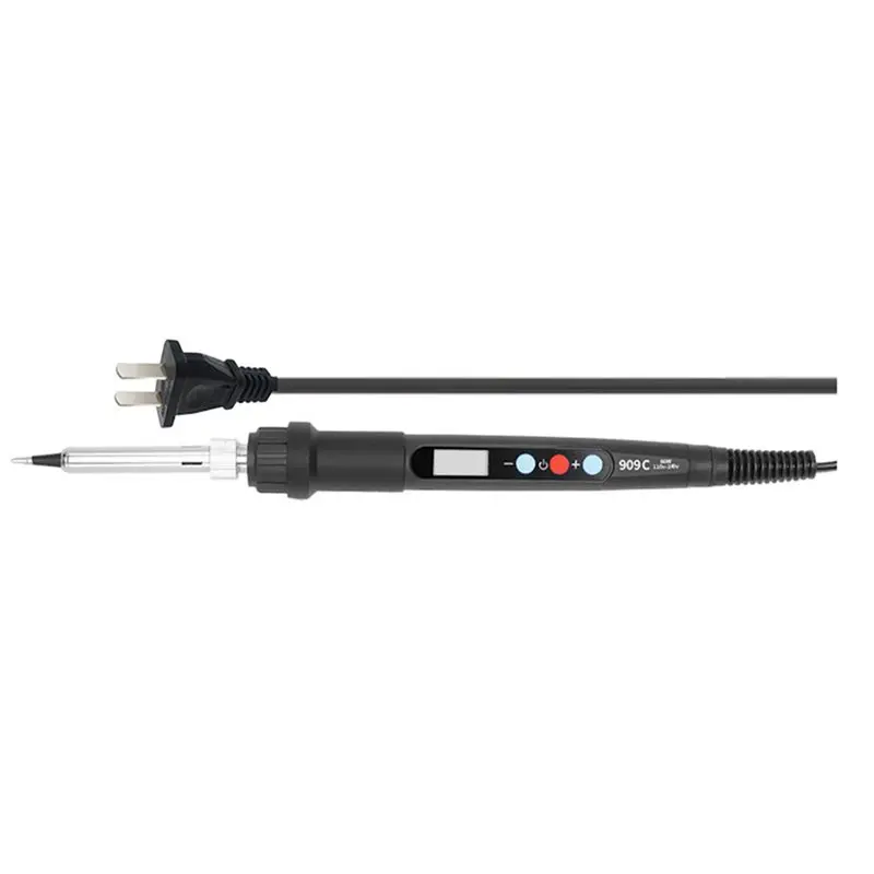 A96I-LCD Digital Display 80W Soldering Iron Kit For Electronics Fast Heating Welding Repair With Replaceable Tips 139Pcs Set US