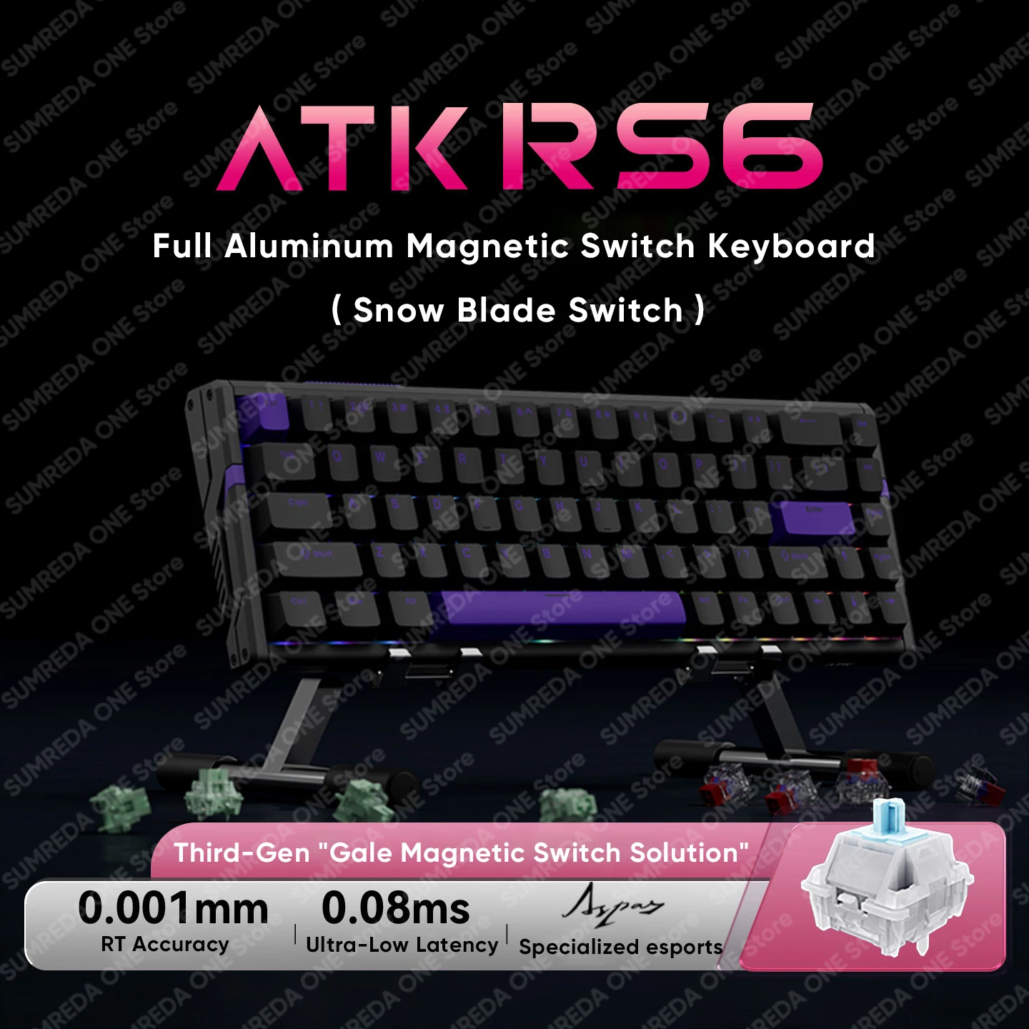 ATK RS6 Ultra Gaming Magnetic Switch Keyboard 0.005MM Rapid